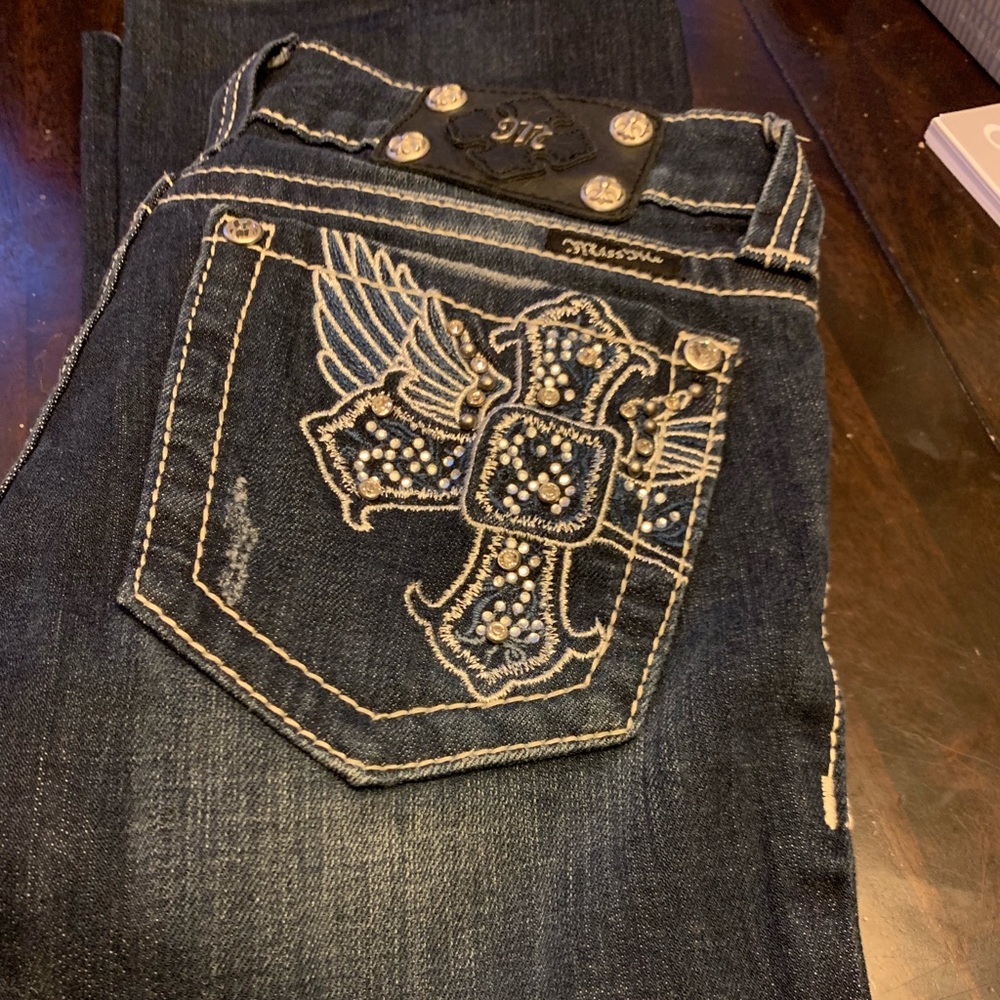 Miss Me boot cut  jeans size 26 and 33 inseam